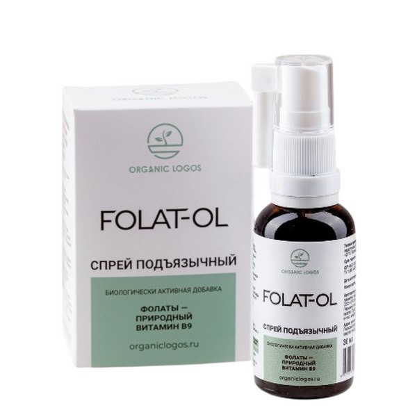 Органик логос В9 (метилфолат) фолат-ол