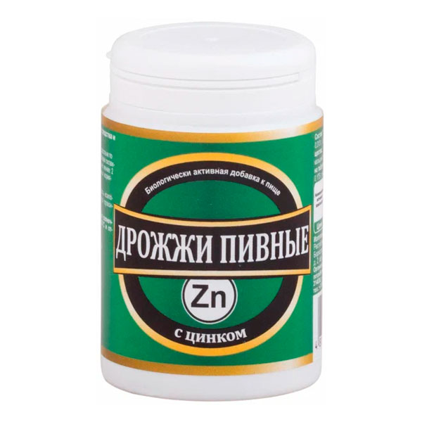Дрожжи пивные с цинком