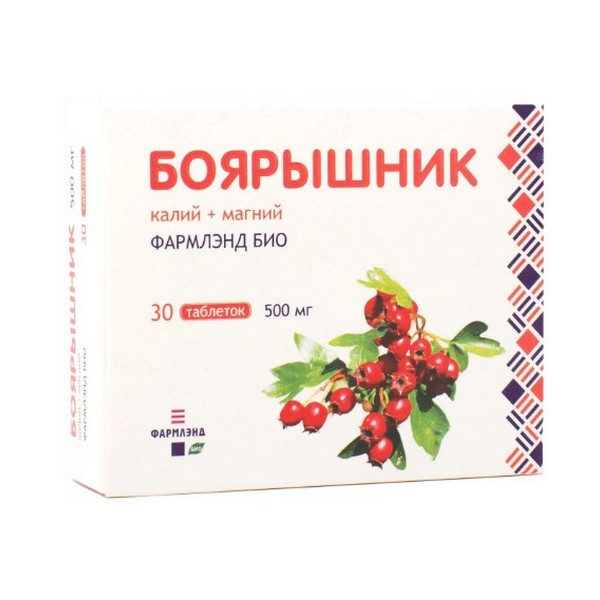 Боярышник калий+магний