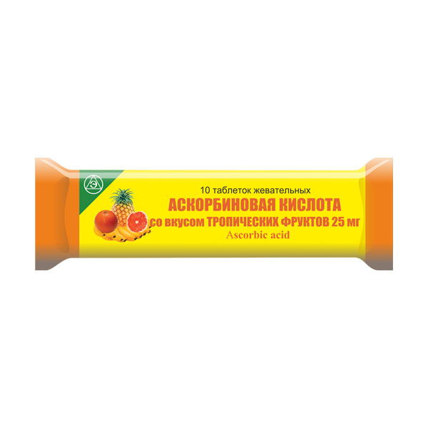 Аскорбиновая кислота с сахаром