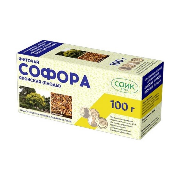Софора японская сырье