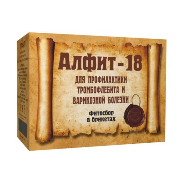 Алфит 18 против тромбофлебита