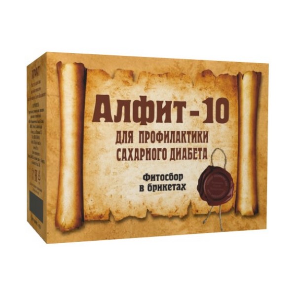 Алфит 10 для профилактики сахарного диабета
