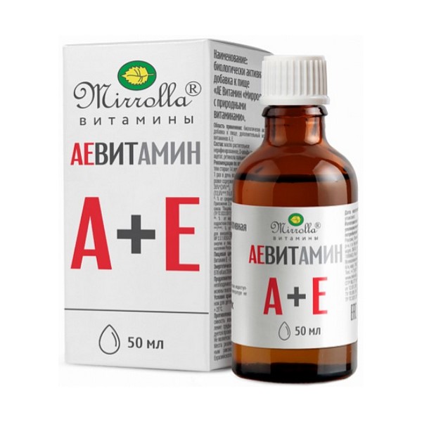 Ае витамин мирролла с природными витаминами