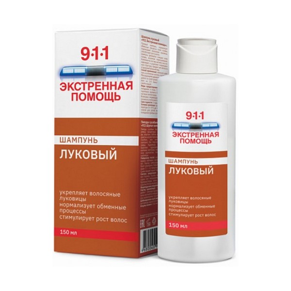 911 экстренная помощь луковый шампунь