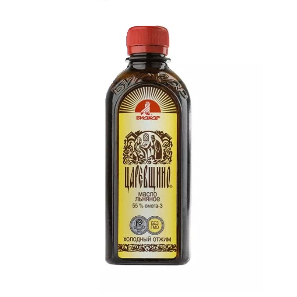 Льняное масло царевщино Биокор