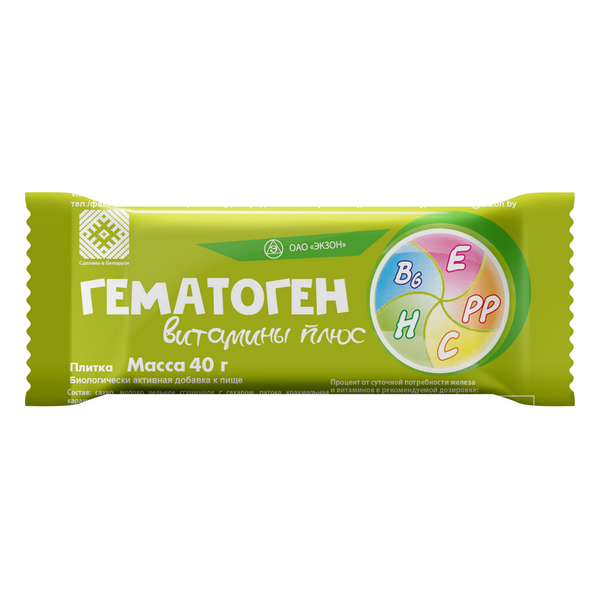 Гематоген витамины плюс