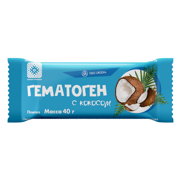 Гематоген с кокосом