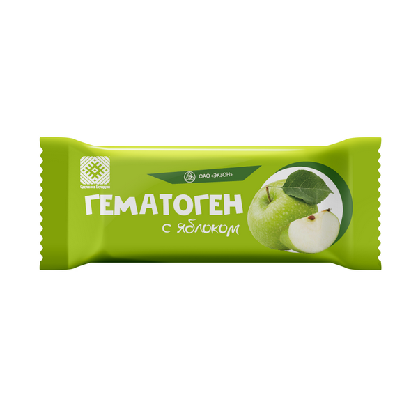 Гематоген с яблоком