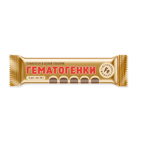 Гематогенки гематоген в белой глазури