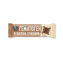 Гематоген в белой глазури