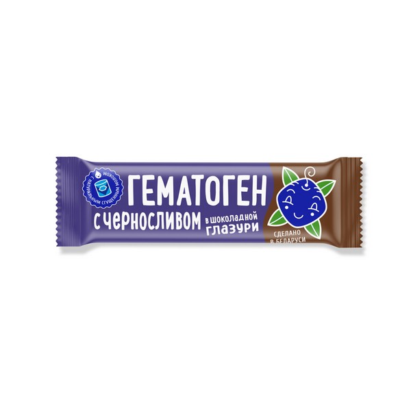 Гематоген с черносливом в темной (шоколадной) глазури
