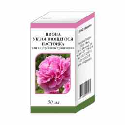 Пиона уклоняющегося настойка