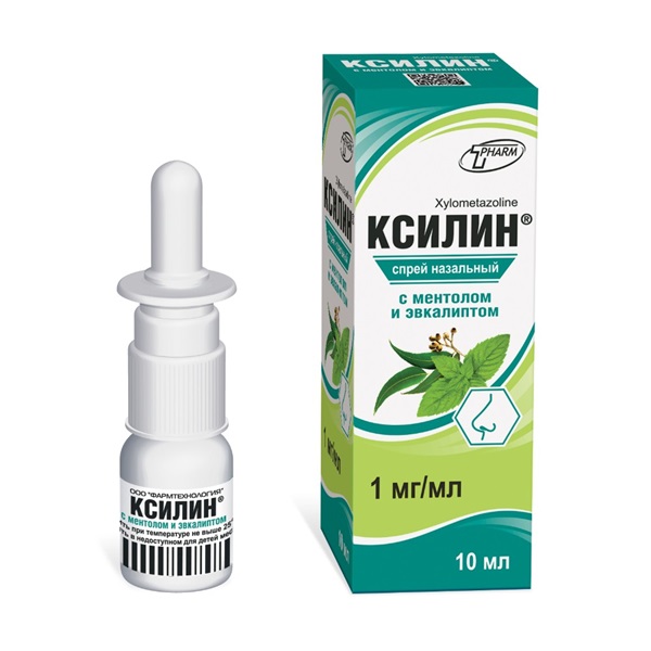 Ксилин с ментолом и эвкалиптом