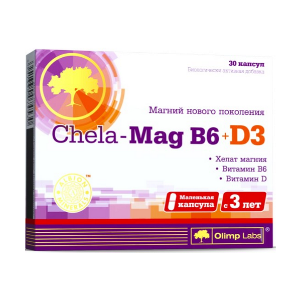 Хела-маг b6+d3