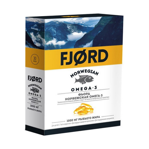 Фьорд норвежская омега-3