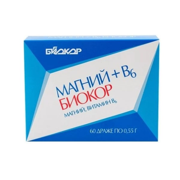 Магний + в6 биокор