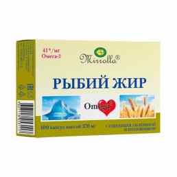 Рыбий жир с маслом зародышей пшеницы; облепихи и шиповника мирролла