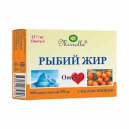 Рыбий жир с маслом облепихи мирролла