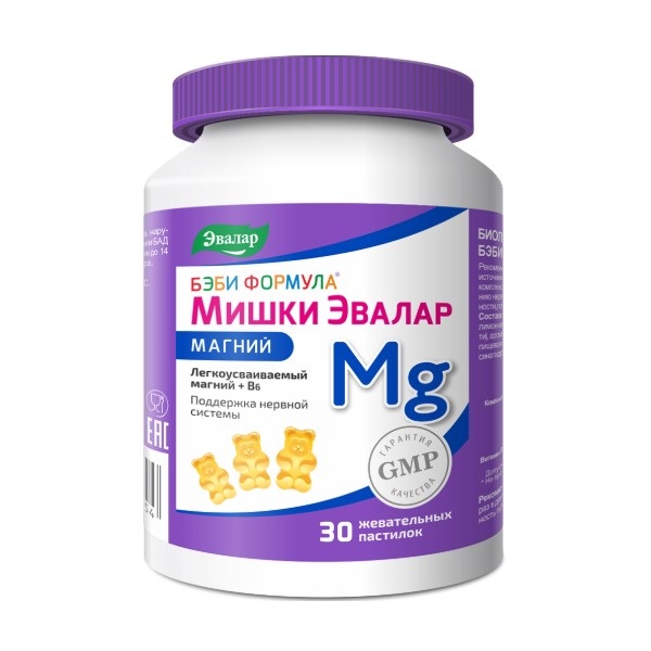 Бэби формула мишки магний Эвалар