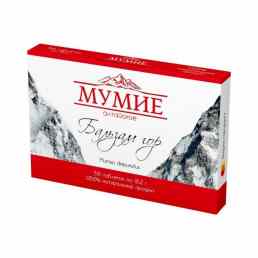 Мумие алтайское бальзам гор