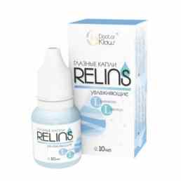 Релинз (Relins) увлажняющие капли с L-карнитином и L-ментолом