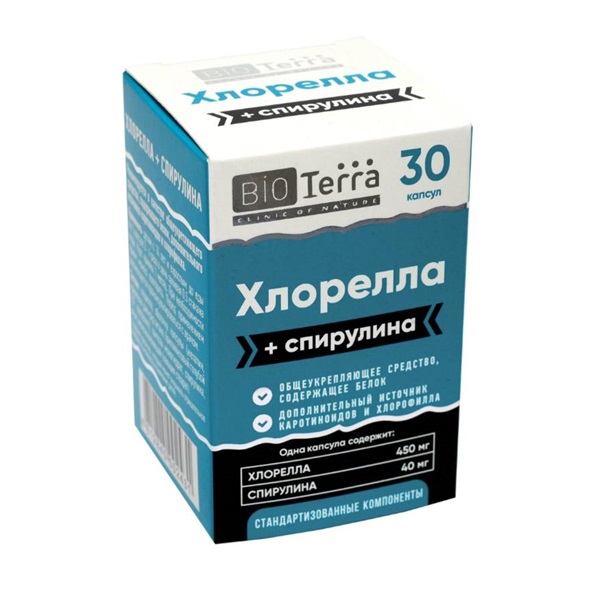 Хлорелла + спирулина