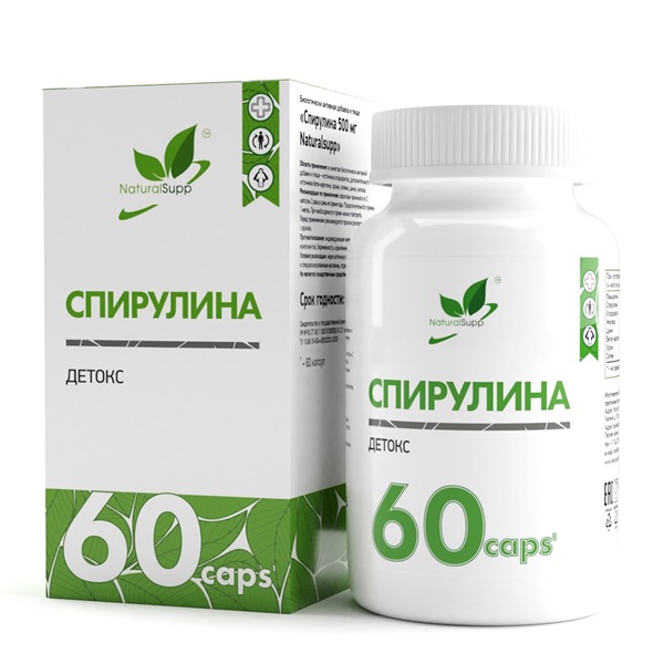 Натуралсап спирулина 500 мг