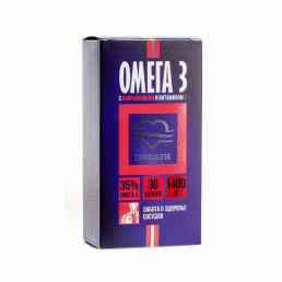 Омега-3 35% полиен с экстрактом боярышника и витамином е