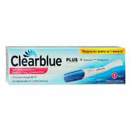 Тест на беременность Clearblue plus