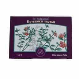 Брусники листья