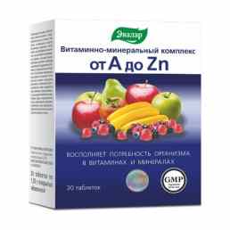 Витаминно-минеральный комплекс от a до zn