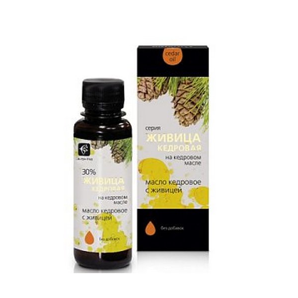 Живица кедровая на кедровом масле