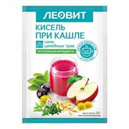 Леовит кисель при кашле
