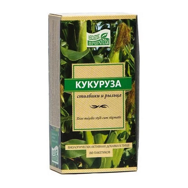 Кукурузы столбики с рыльцами