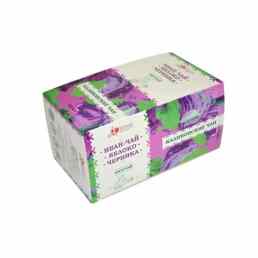 Фиточай иван-чай; яблоко; черника