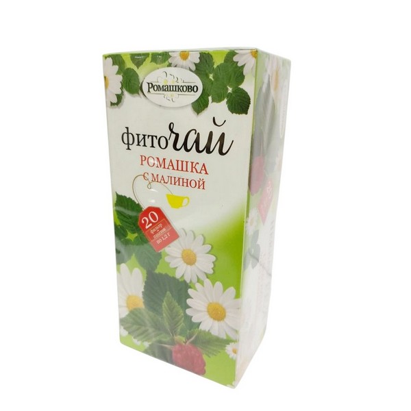 Фиточай ромашка с малиной