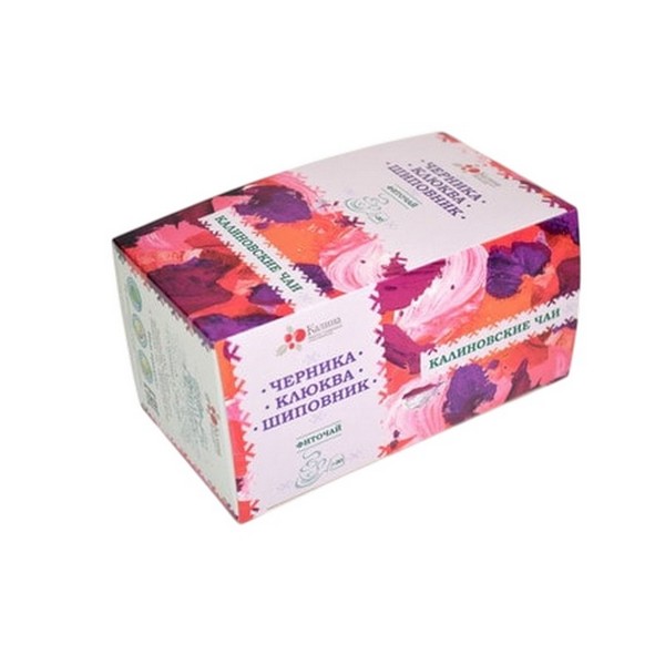 Фиточай черника; клюква; шиповник