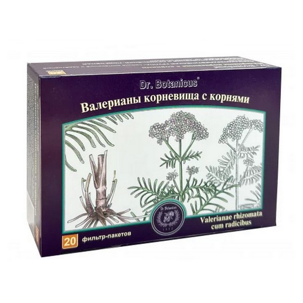 Валерианы корневища с корнями