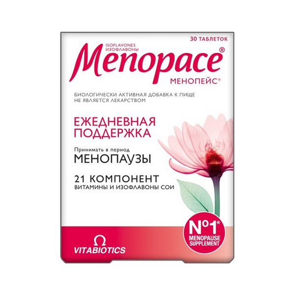 Менопейс изофлавоны
