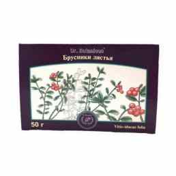 Брусники листья