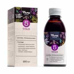 Настойка 5 трав успокоительная