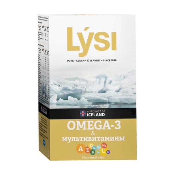 Лиси омега-3 и мультивитамины