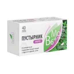 Пустырник форте с витамином в6, фолиевой кислотой и mg+