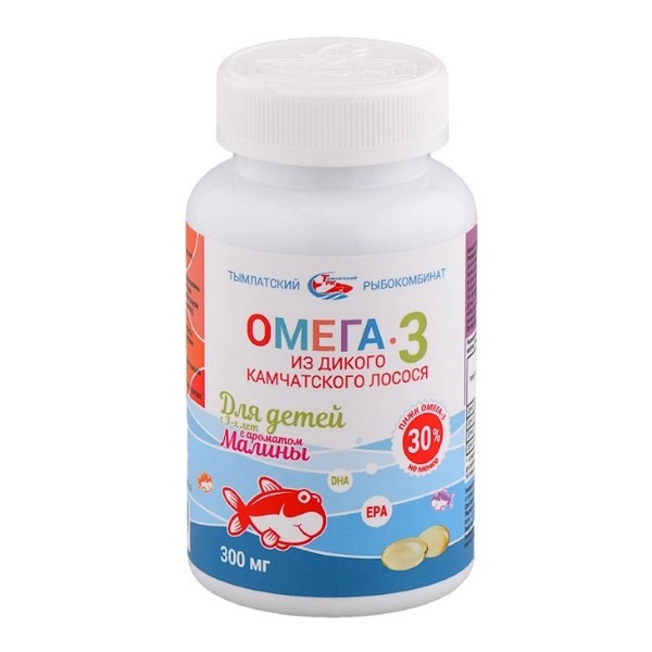 Омега-3 из дикого камчатского лосося для детей