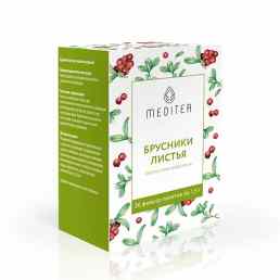 Брусники листья