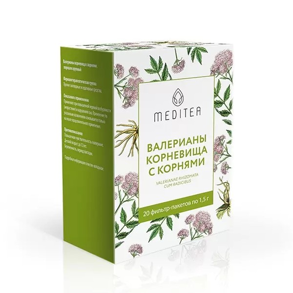 Валерианы корневища с корнями
