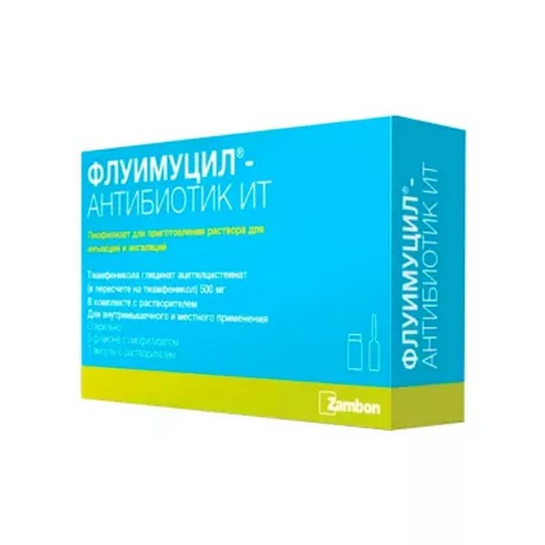 Флуимуцил-антибиотик ит