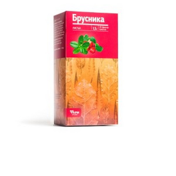 Брусники листья