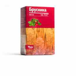 Брусники листья